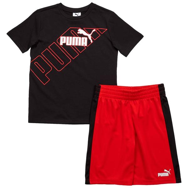 Boys (8-20) Puma® Tee & Short Set - image 