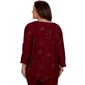 Plus Size Alfred Dunner Union 3/4 Sleeve Sparkle Soutache Blouse - image 2