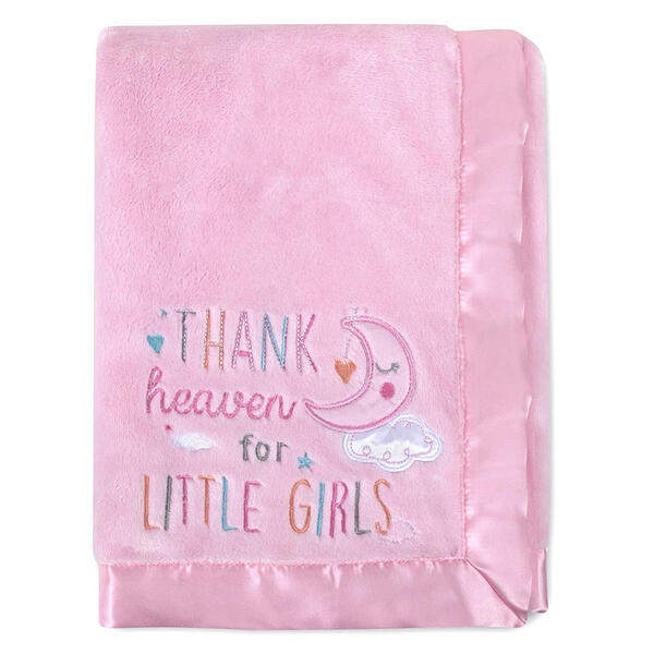 Baby Essentials Thank Heaven For Little Girls Blanket - image 