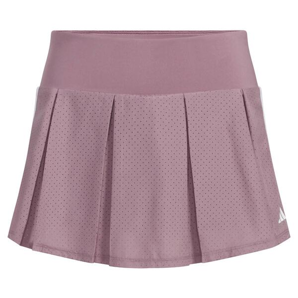 Girls &#40;7-16&#41; adidas&#40;R&#41; 3 Stripe Woven Pleated Skort - Purple - image 