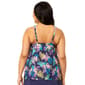 Plus Size Leilani Aloha Tides Bora Bora Tankini Swim Top - image 2