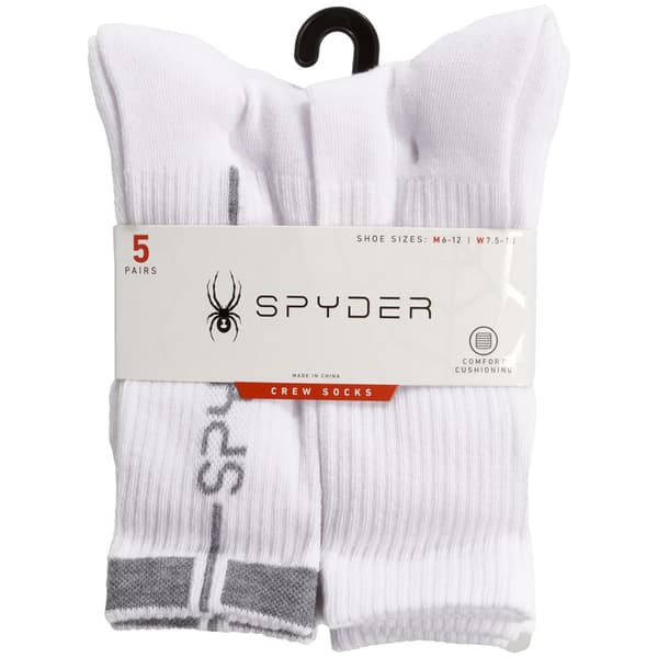 Mens Spyder 5pk. Crew Socks - image 