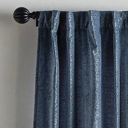 Martha Stewart Naples Chenille Back Tab Panel Curtain