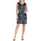 Womens 24/7 Comfort Apparel Floral Shift Dress - image 1