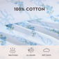Laura Ashley® Floral Ribbon Percale Sheet Set - image 3