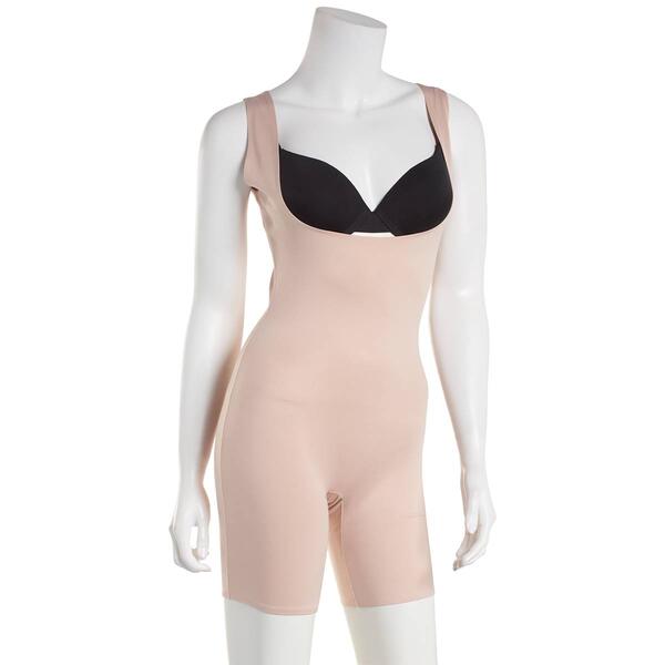 Womens Skinnygirl Shapewear Scuba Long Leg Bodysuit SG7134B - image 