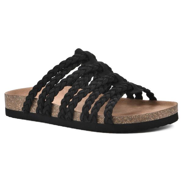 Womens White Mountain Hamza Strappy Footbed Sandals - image 