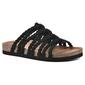 Womens White Mountain Hamza Strappy Footbed Sandals - image 1