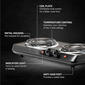 Ovente Electric Double Coil Burner 6 & 5.75in. Cooktop  - Black - image 3