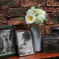 National Tree 13in. White Peony Roses Bundle - image 2