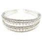 Rosa Rhinestones Silver-Tone Cubic Zirconia & Rhinestone Bracelet - image 1