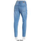 Womens Bleu Denim Triple Button Waist Jeans - image 2
