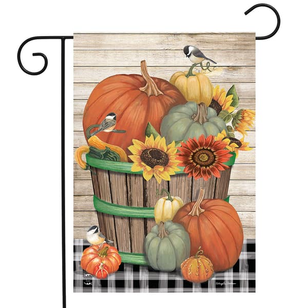 Briarwood Lane Bountiful Bushel Garden Flag - image 