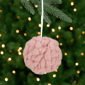 Northlight 3.75in. Pink Woven Yarn Ball Christmas Ornament - image 1