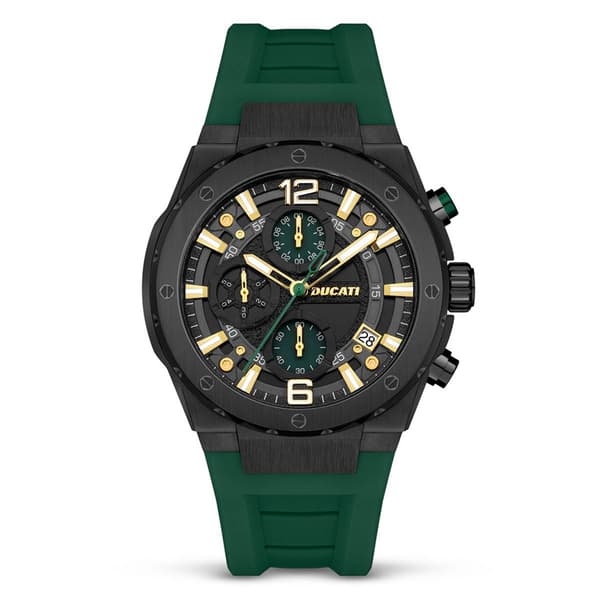 Mens Ducati Corse Dress Sport Silicon Strap Watch - DTWGO000080