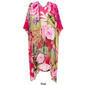 Womens Modena Vibrant Floral Lightweight Kimono - image 2