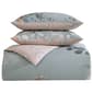 Bebejan&#174; Peach Leaves on Sage Cotton 5pc Reversible Comforter Set - image 2