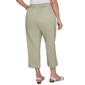 Plus Size Hearts of Palm Bloom Service Solid Fine Twill Pants - image 2