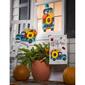 Evergreen Fall Plaid Truck Garden Linen Flag - image 3