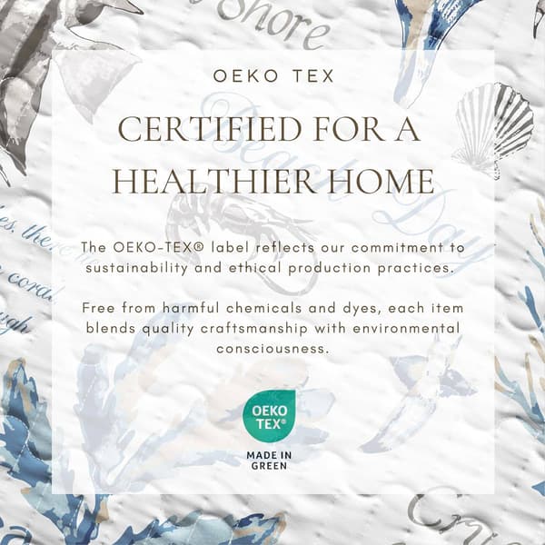 FreshFolds New Castle 3pc. Reversible Stripe Coastal Quilt Set