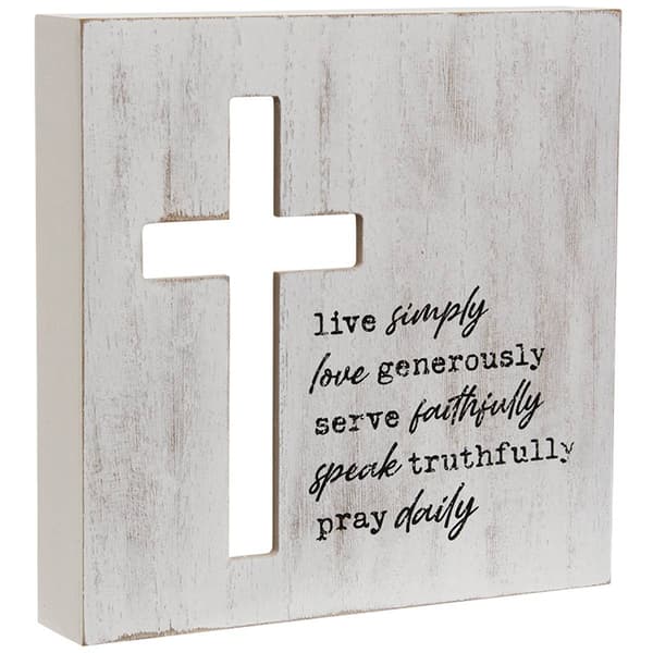 The Hearthside Collection Live Simply Box Sign - image 