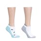 Womens Dr. Motion 2pk. Bee/Blue Compression Ankle Socks - image 1