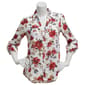 Juniors A. Byer Floral Print Portofino Blouse - image 1