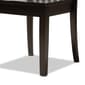 Baxton Studio Zora Dark Brown Wood 5pc. Dining Set - image 6