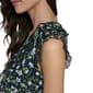 Womens Tommy Hilfiger Ruffle Cap Sleeve Floral Vine Blouse - image 4