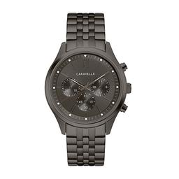Mens Caravelle Gunmetal Chronograph Watch - 45A141