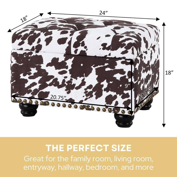 Convenience Concepts Designs4Comfort 5th Avenue Storage Ottoman