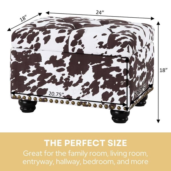 Convenience Concepts Designs4Comfort 5th Avenue Storage Ottoman