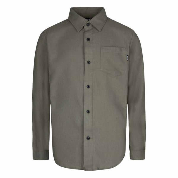 Boys &#40;8-20&#41; Hurley Santa Cruz Flannel Shirt - Army