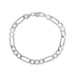 8.5in. Sterling Silver Figaro Bracelet - image 1