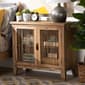 Baxton Studio Clement 2-Door Wood Spindle Accent Storage Cabinet - image 7