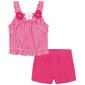 Girls &#40;4-6x&#41; Kids Headquarters&#40;R&#41; 2pc. Check Tank & Knit Shorts Set - image 1