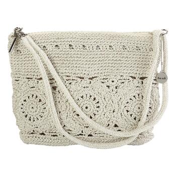 The Sak Lumi Crochet Crossbody Bag - Heather