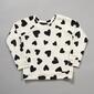 Girls &#40;7-16&#41; Tales & Stories Velour Top - Black/White - image 1