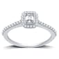 Nova Star(R) 10kt. 1/2ctw. Lab Grown Diamond Emerald Bridal Ring - image 1