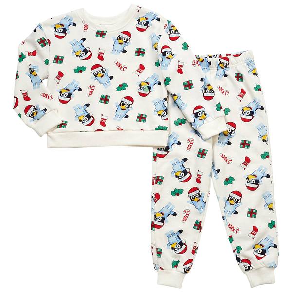 Toddlers Bluey 2pc. Christmas Sweatshirt & Jogger Set - image 