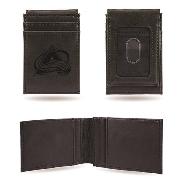 Mens NHL Colorado Avalanche Faux Leather Front Pocket Wallet - image 