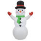 Inflatable 8ft. Snowman with Polka Dot Scarf - image 1