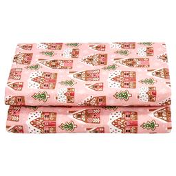 Ashley Cooper(tm) Gingerbread Houses Flannel Sheet Set