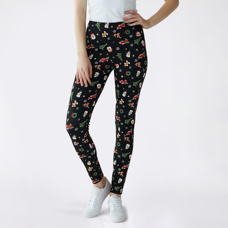 Juniors Derek Heart Christmas High Rise Leggings
