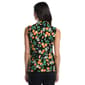 Womens Rafaella® Sleeveless Ruffle Trim Orange Blossom Polo - image 2
