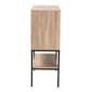 Baxton Studio Asher Natural Brown Wood 2-Door Sideboard - image 5