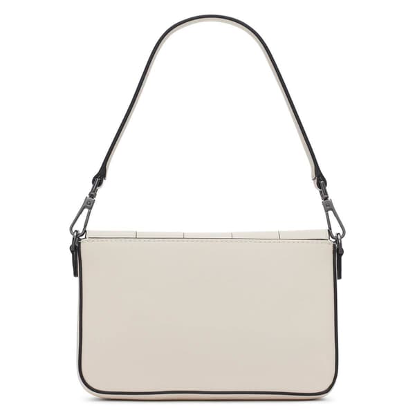 Calvin Klein Woven Mica Flap Convertible Shoulder Bag