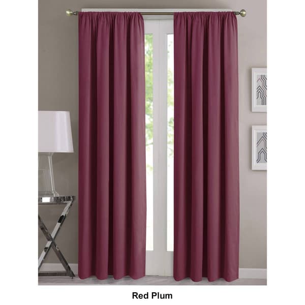 Kids Solid Rod Pocket Panel Curtain
