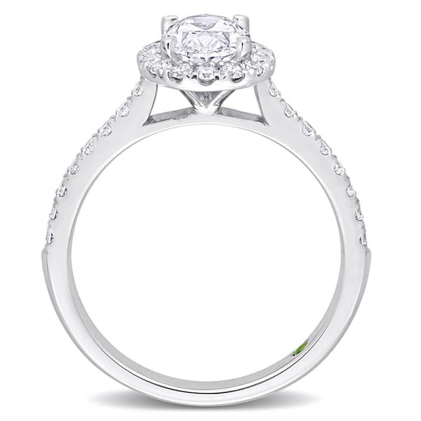 Diamond Classics™ 1.5ctw. Diamond 14kt. White Gold Halo Ring