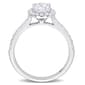 Diamond Classics™ 1.5ctw. Diamond 14kt. White Gold Halo Ring - image 4
